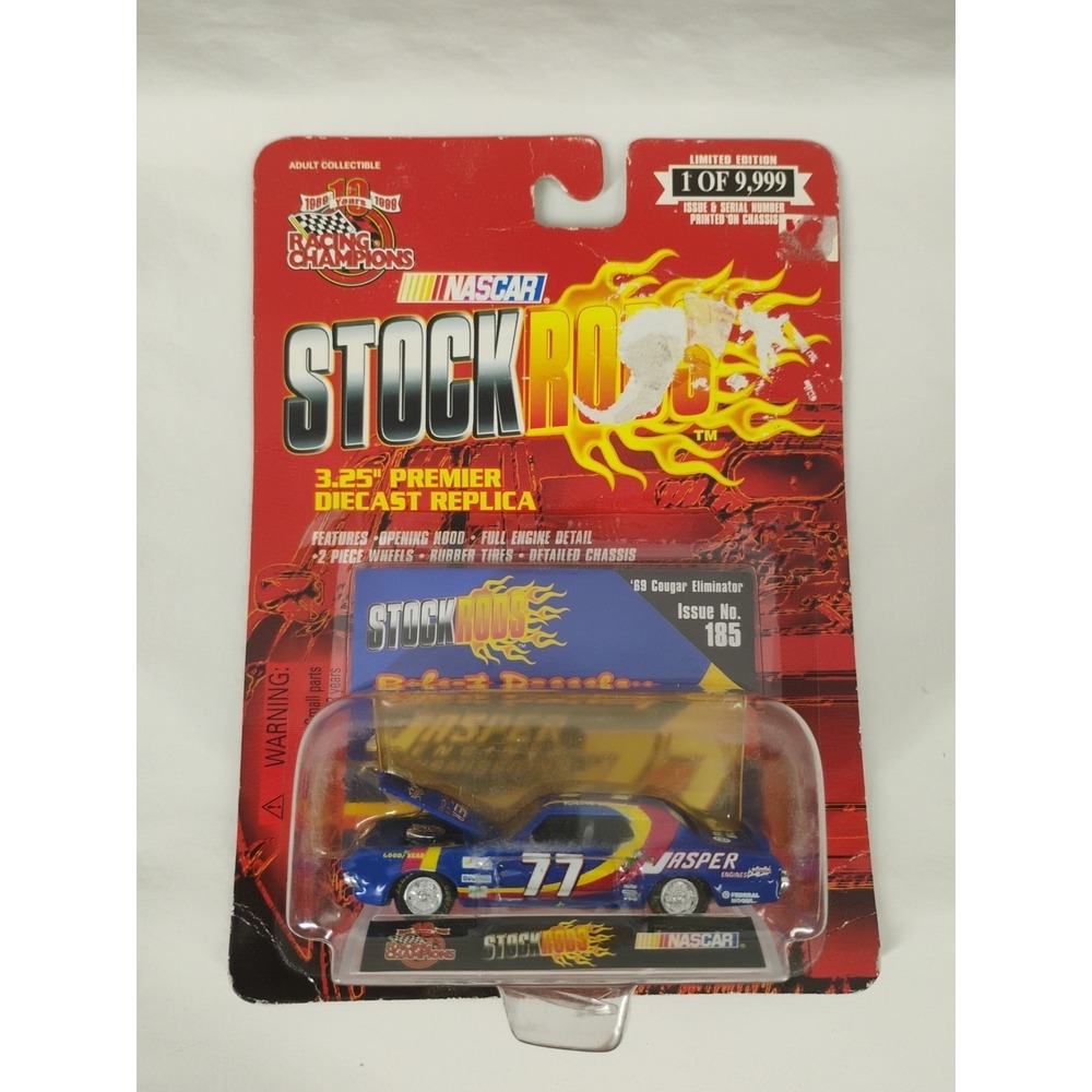 1999 NASCAR Stock Rods #185 Robert Pressley #77 Jasper '69 Cougar Eliminator